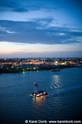 Paramaribo from the J.A. Wijdenbosch Bridge