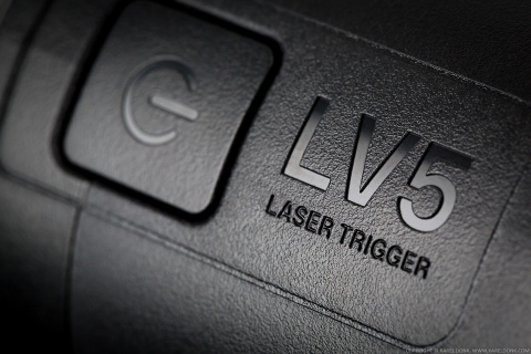 The Cactus Laser Trigger LV5 Power Button