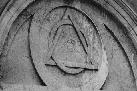 The All Seeing Eye on the Church of St. Magdalene in Venice (Photo by gnuckx)