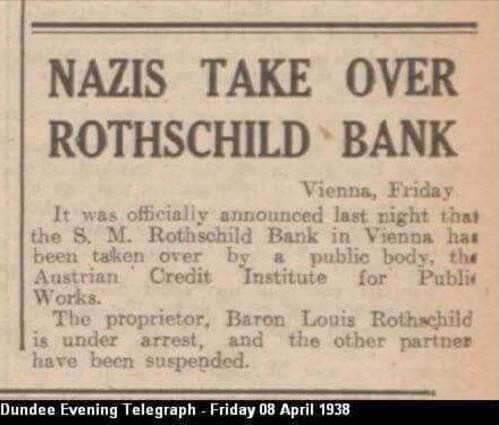Hitler arrested Baron Louis de Rothschild